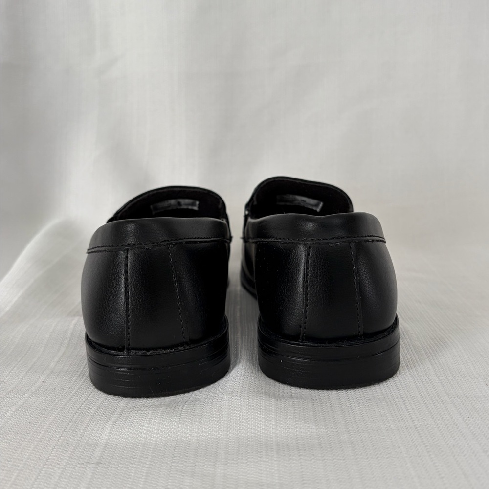 Mix No.6 Boys Black Horsebit Loafers Dress Shoes Size 2W Wide Excellent(B137) - Picture 7 of 9